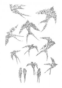 A Holocaust Survivors Story - Calligraphic T-shirt design for Memory of Nations