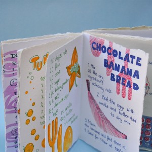 My cookbook full of illustrations, calligraphy and simple recipes. Printed with letterpress at Labora Workshops, A6 format, available at: https://labora.ee/shop/more/recipebook/